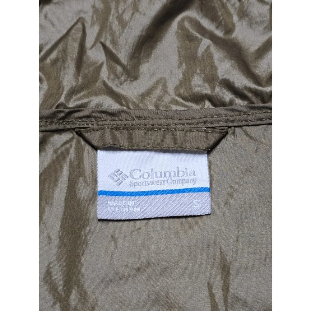 Rare Columbia Grand Canyon Patch Hooded Zip Up‎ Windbreaker Jacket Mens Size S